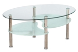 Show details for Coffee table Black Red White Wave Transparent, 900x550x410 mm