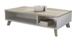 Show details for Coffee table Cama Meble Lotta 110 Sonoma Oak / White, 1100x600x350 mm