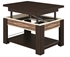 Picture of Coffee table DaVita Agat 24.11 Wenge, 650 - 900x900x520 - 760 mm