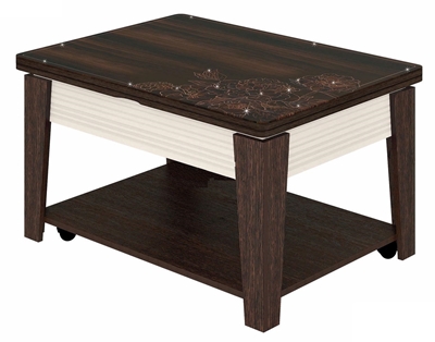 Picture of Coffee table DaVita Agat 32.10 Wenge, 950 - 1400x700x500 - 770 mm