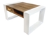 Picture of Coffee table GoodHome Modern White / Brown, 900x600x450 mm