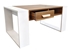 Picture of Coffee table GoodHome Modern White / Brown, 900x600x450 mm