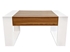 Picture of Coffee table GoodHome Modern White / Brown, 900x600x450 mm