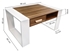 Picture of Coffee table GoodHome Modern White / Brown, 900x600x450 mm