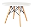 Picture of Coffee table GoodHome Scandinavia Modern White / Beech, 600x600x480 mm