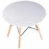 Picture of Coffee table GoodHome Scandinavia Modern White / Beech, 600x600x480 mm