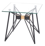 Show details for Coffee table Halmar Allegra Black, 500x500x450 mm