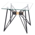 Picture of Coffee table Halmar Allegra Black, 500x500x450 mm