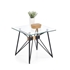 Picture of Coffee table Halmar Allegra Black, 500x500x450 mm