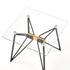 Picture of Coffee table Halmar Allegra Black, 500x500x450 mm