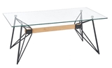 Show details for Coffee table Halmar Allegra Black, 600x1100x450 mm