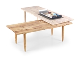 Show details for Coffee table Halmar Bora Bora White Wash / Natural, 2000x500x380 mm