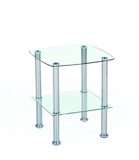 Show details for Coffee table Halmar Canaria Transparent, 450x450x510 mm