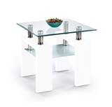 Show details for Coffee table Halmar Diana H Kwadrat Lacquered White, 600x600x550 mm