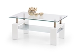 Show details for Coffee table Halmar Diana Intro Lacquered White, 1000x600x450 mm