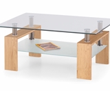 Show details for Coffee table Halmar Diana Max Golden Oak, 1200x700x500 mm