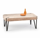 Show details for Coffee table Halmar Emily San Remo Oak / Black, 1100x600x420 mm