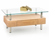 Show details for Coffee table Halmar Margot Golden Oak, 1000x500x420 mm