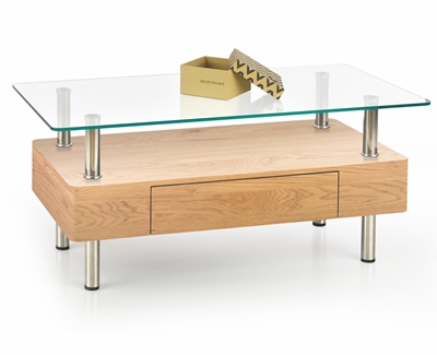 Picture of Coffee table Halmar Margot Golden Oak, 1000x500x420 mm