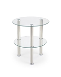 Show details for Coffee table Halmar Sardinia Stainless Steel, 450x450x480 mm