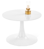 Show details for Coffee table Halmar Slima White, 600x600x410 mm