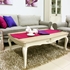 Picture of Coffee table Home4you Elizabeth White / Brown, 1200x800x450 mm