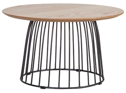 Show details for Coffee table Home4you Helena Oak, 600x600x350 mm