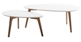 Show details for Coffee table Home4you Helena White / Oak, 1000x500x400 mm