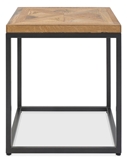 Show details for Coffee table Home4you Indus Mosaic Oak / Grey, 450x450x500 mm