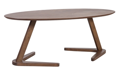 Picture of Coffee table Home4you Lana Walnut, 1200x600x450 mm