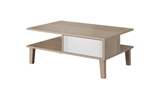 Show details for Coffee table Idzczak Meble Sonata 08 Sonoma Oak / White, 1100x420x680 mm