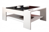 Show details for Coffee table Idzczak Meble Twister White Black, 1000x700x450 mm