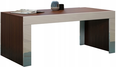 Picture of Coffee table Pro Meble Milano Walnut / White, 1200x600x500 mm