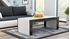 Picture of Coffee table Pro Meble Milano White / Black, 1200x600x500 mm