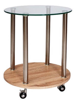 Picture of Coffee table Signal Meble Carla Sonoma Oak, 500x500x550 mm