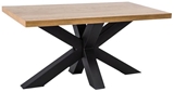 Show details for Coffee table Signal Meble Cross B Oak / Black, 1100x530x600 mm