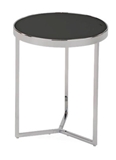 Show details for Coffee table Signal Meble Delia Black, 430x430x520 mm