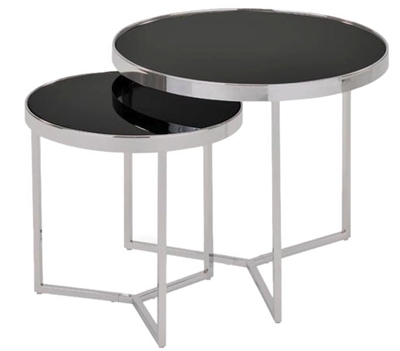 Picture of Coffee table Signal Meble Delia II Black, 600x600x520 mm