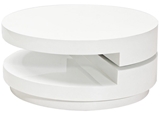 Show details for Coffee table Signal Meble Fabiola White, 800x800x370 mm