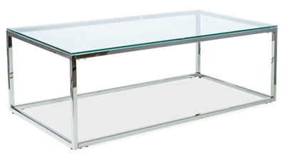 Picture of Coffee table Signal Meble Hilton A Silver, 1200x600x400 mm