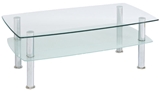 Show details for Coffee table Signal Meble Landa Panda Transparent, 1100x600x420 mm