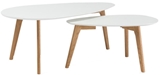 Show details for Coffee table Signal Meble Lawa Milan L2 White / Oak, 1000x500x400 mm