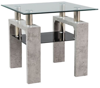 Picture of Coffee table Signal Meble Lisa D Concrete, 600x600x550 mm