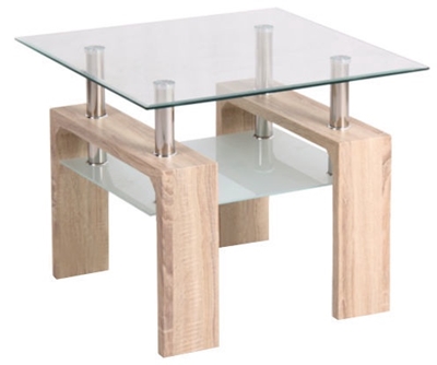 Picture of Coffee table Signal Meble Lisa D Sonoma Oak, 600x600x550 mm