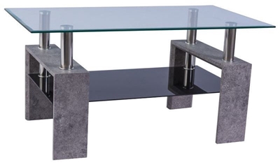 Picture of Coffee table Signal Meble Lisa II Grey Stone, 1100x600x550 mm