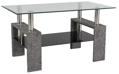 Picture of Coffee table Signal Meble Lisa III Grey Stone, 1100x600x600 mm