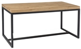 Show details for Coffee table Signal Meble Loras B Oak / Black, 1100x540x600 mm