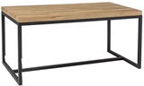 Show details for Coffee table Signal Meble Loras Oak / Black, 1100x600x540 mm