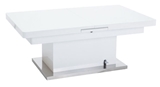 Show details for Coffee table Signal Meble Megara White, 1250 - 1500x750x510 - 780 mm