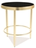 Picture of Coffee table Signal Meble Mystic C Black / Gold, 420x420x480 mm